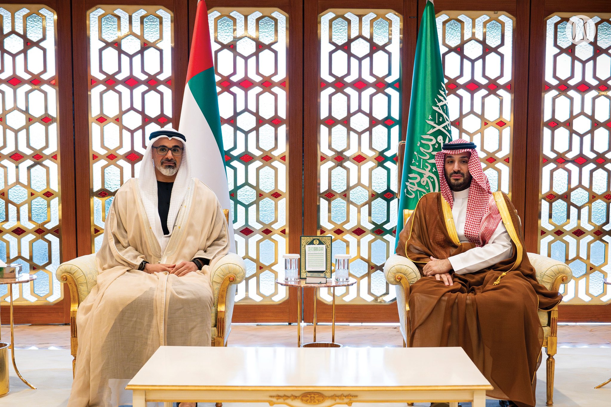 Sheikh Khaled and Prince Mohammed bin Salman